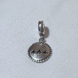 Authentic Pandora Sterling Silver THREE KINGS Dangle Charm #791169-G060